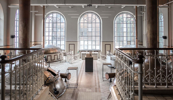 De brouwzaal in De Hoorn