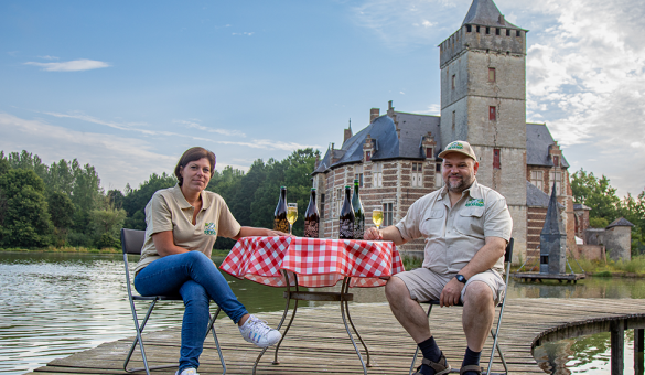 Kasteel van Horst en Marc Andries van Brouwerij De Vlier