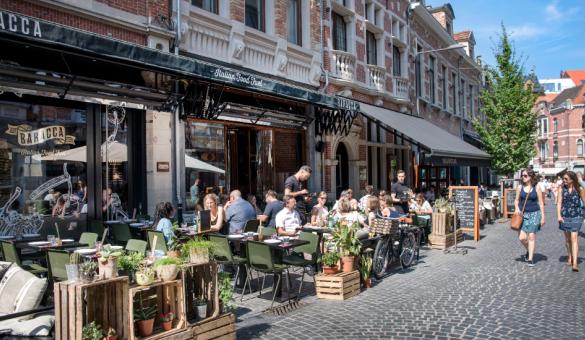 Restaurants in de Tiensestraat