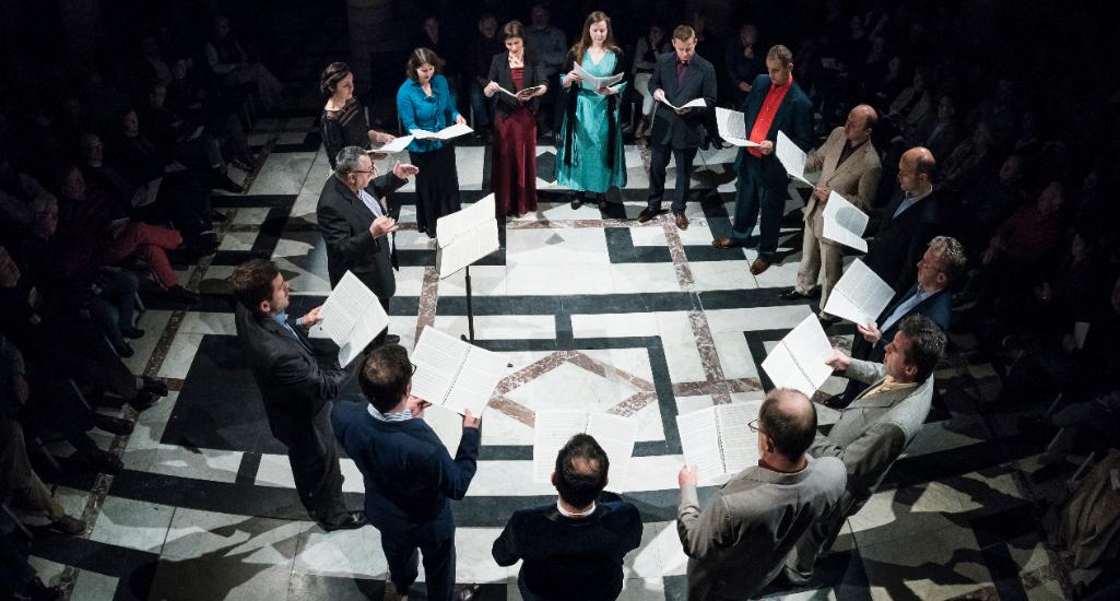©Alidoor Dellafaille Huelgas ensemble tijdens Passie van de Stemmen
