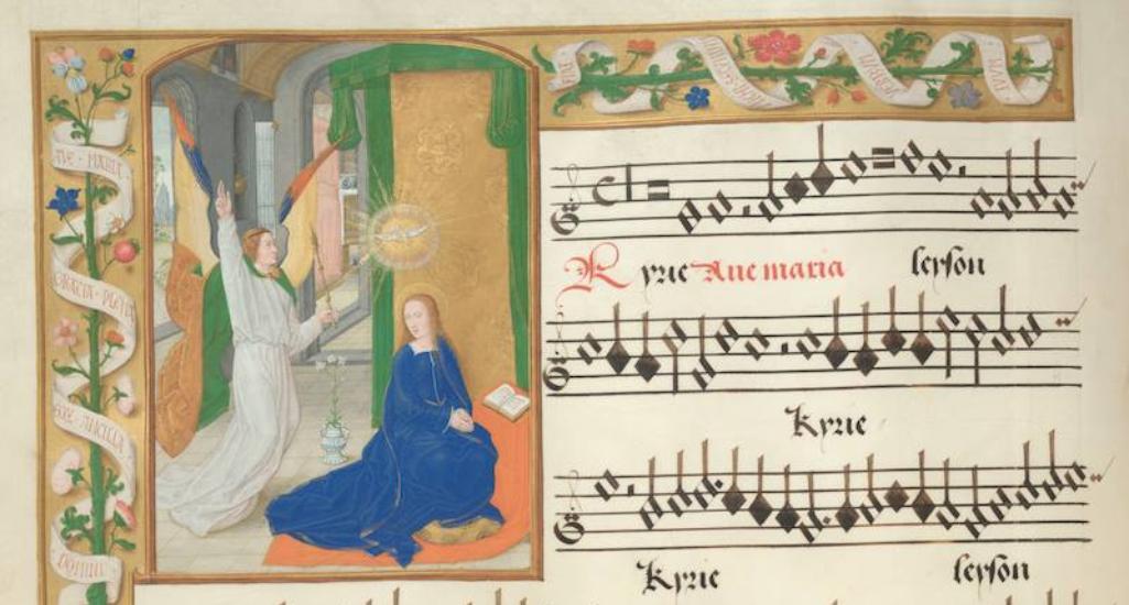 ©Alamire Foundation Polyfonische muziek partituur