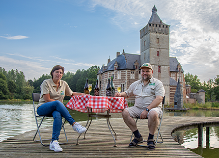 Kasteel van Horst en Marc Andries van Brouwerij De Vlier