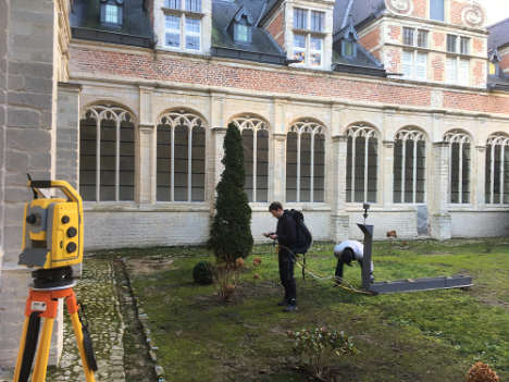 © 3Dsoil Geofysisch onderzoek in Abdij Van Park.