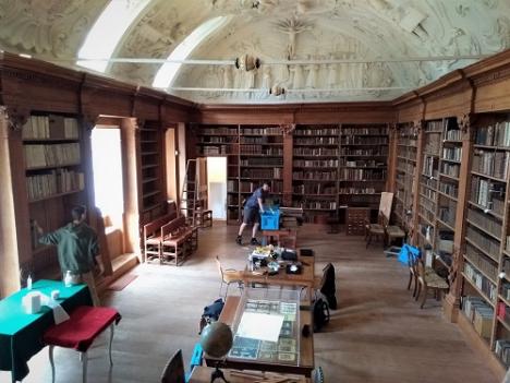 © Pieter Rombouts De bibliotheek van Abdij van Park.